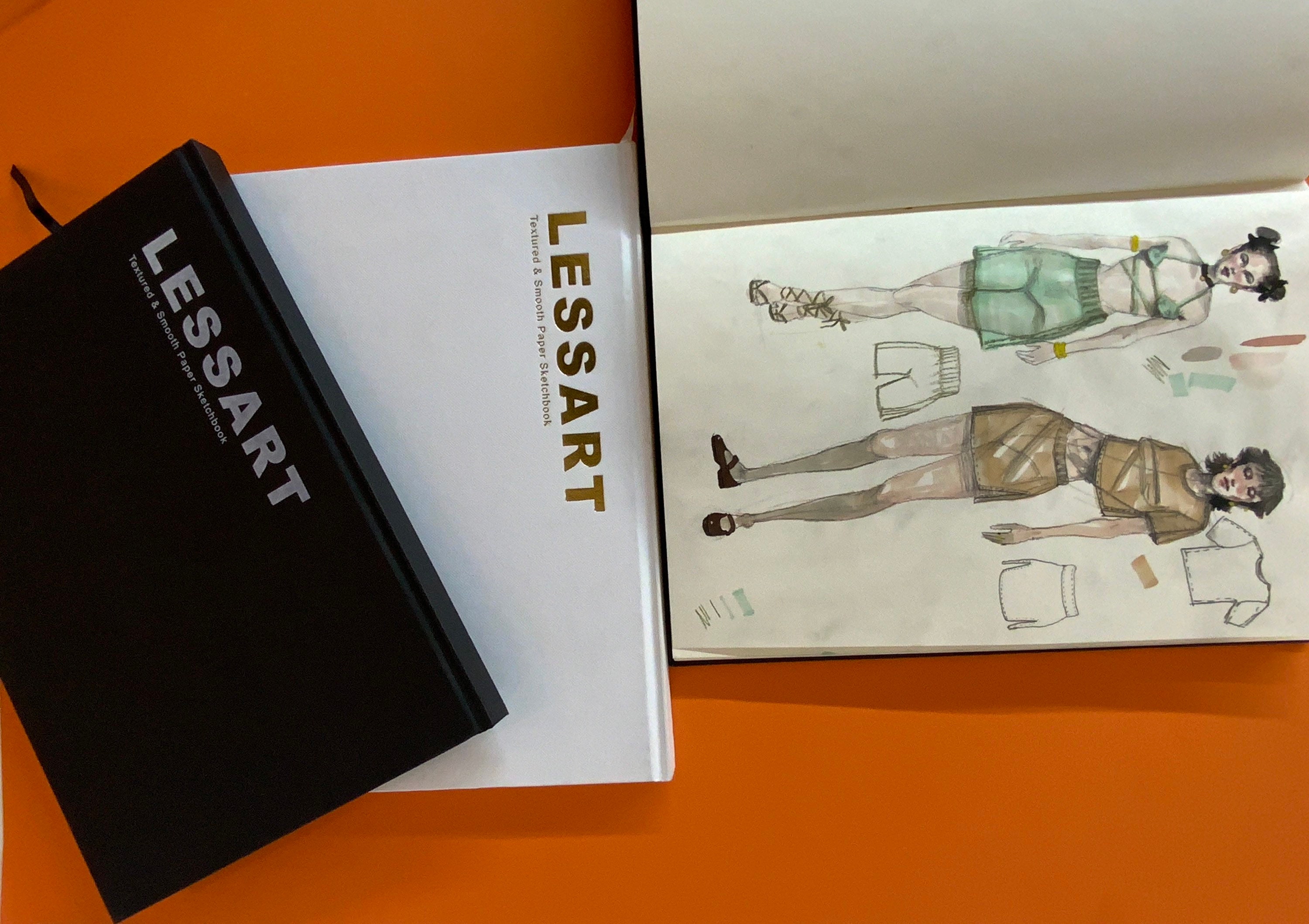 Best Sketchbook For Colored Pencils Gouache Sketchbook Etsy
