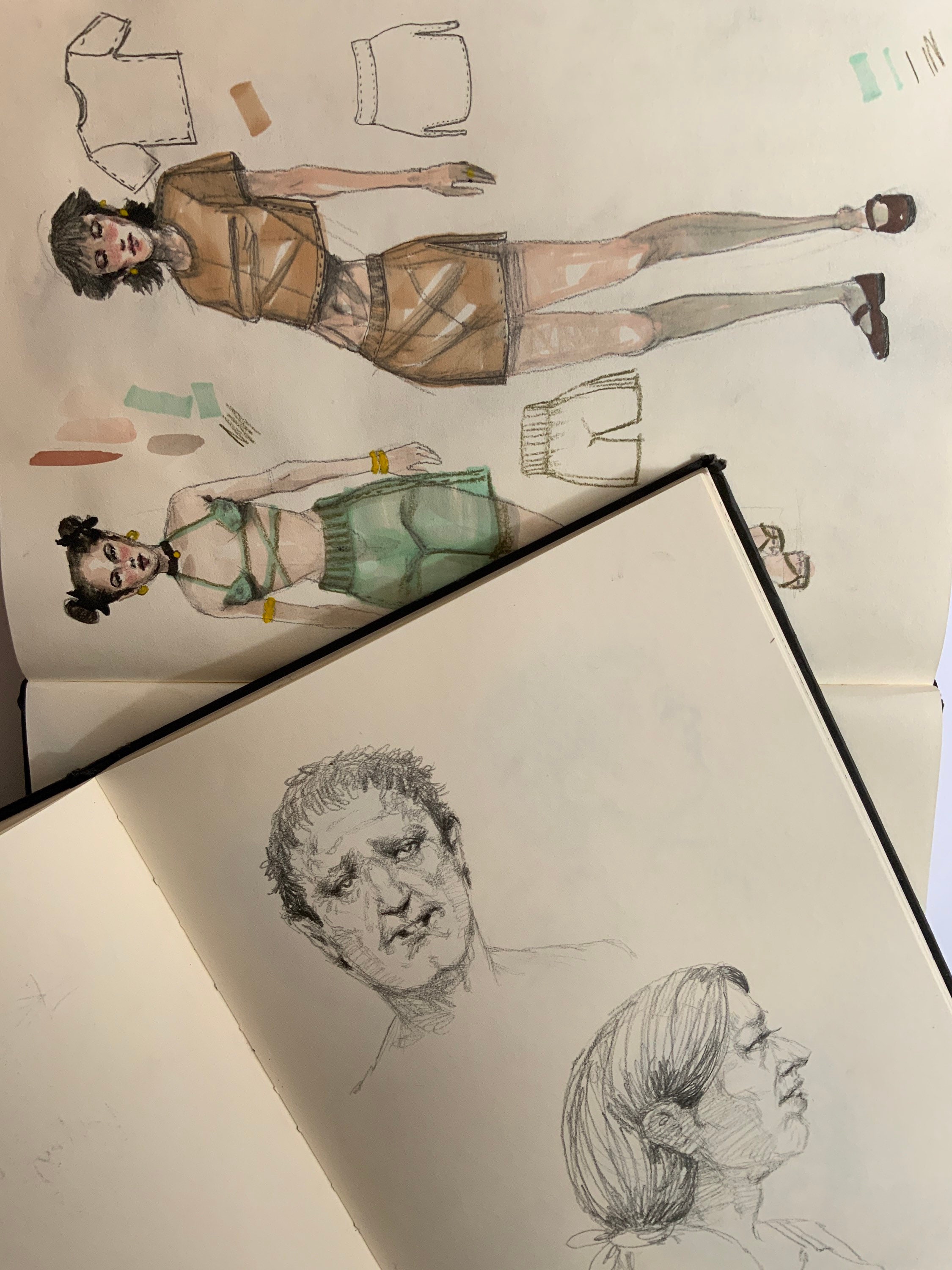 Best sketchbook for colored pencils Gouache sketchbook & Etsy