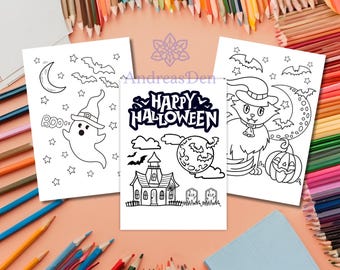 Coloriages d'Halloween pour enfants et adultes