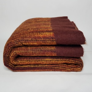 High Quality-Yak Wool Blanket/Shawl/ Wrap Blanket Yak Wool Hand-Loomed in Nepal | YZ198A |