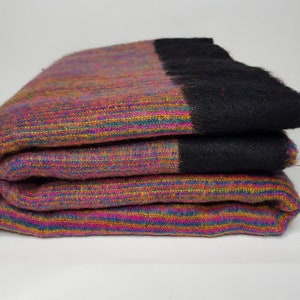 High Quality-Yak Wool Blanket/Shawl/ Wrap Blanket Yak Wool Hand-Loomed in Nepal | JK482D |