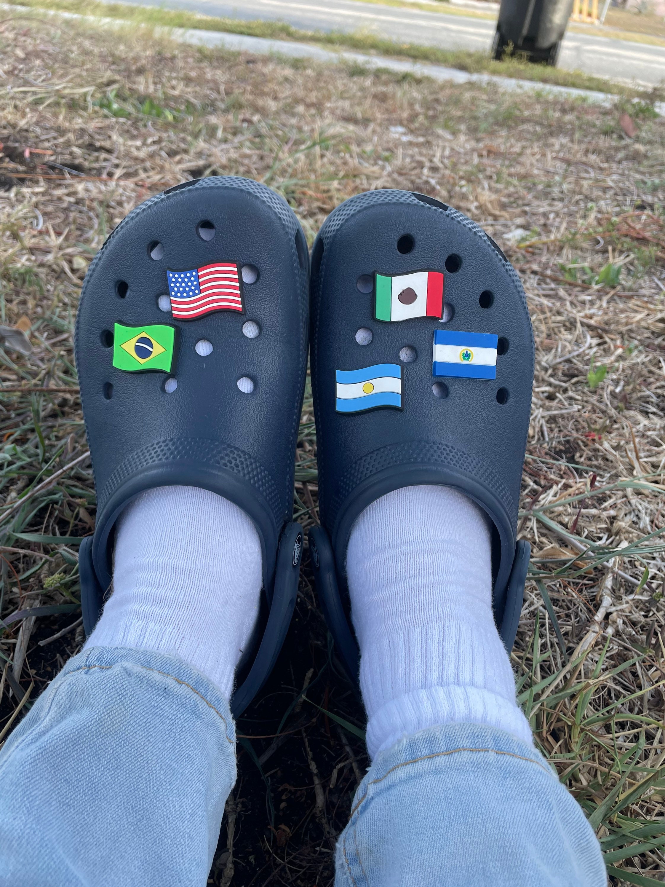 Flag Croc Charms Croc Charms Charms Flag Jitbitz Etsy