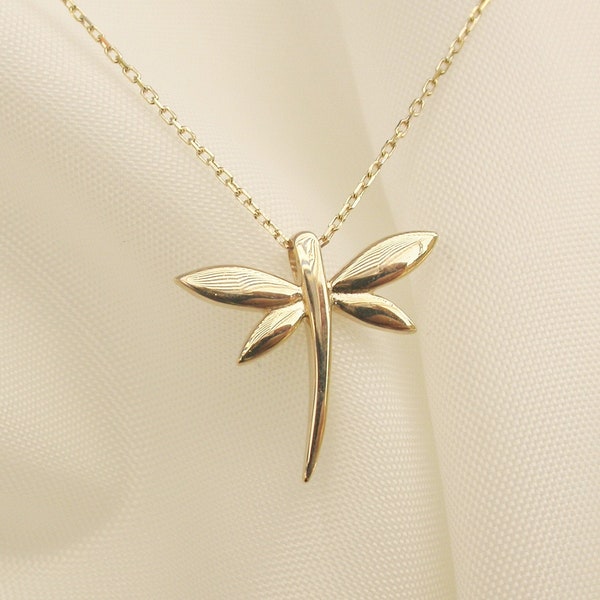 Dragonfly Necklace - Etsy