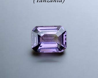 Violet Spinel Gemstone: 1.59ct Octagonal Faceted Stone