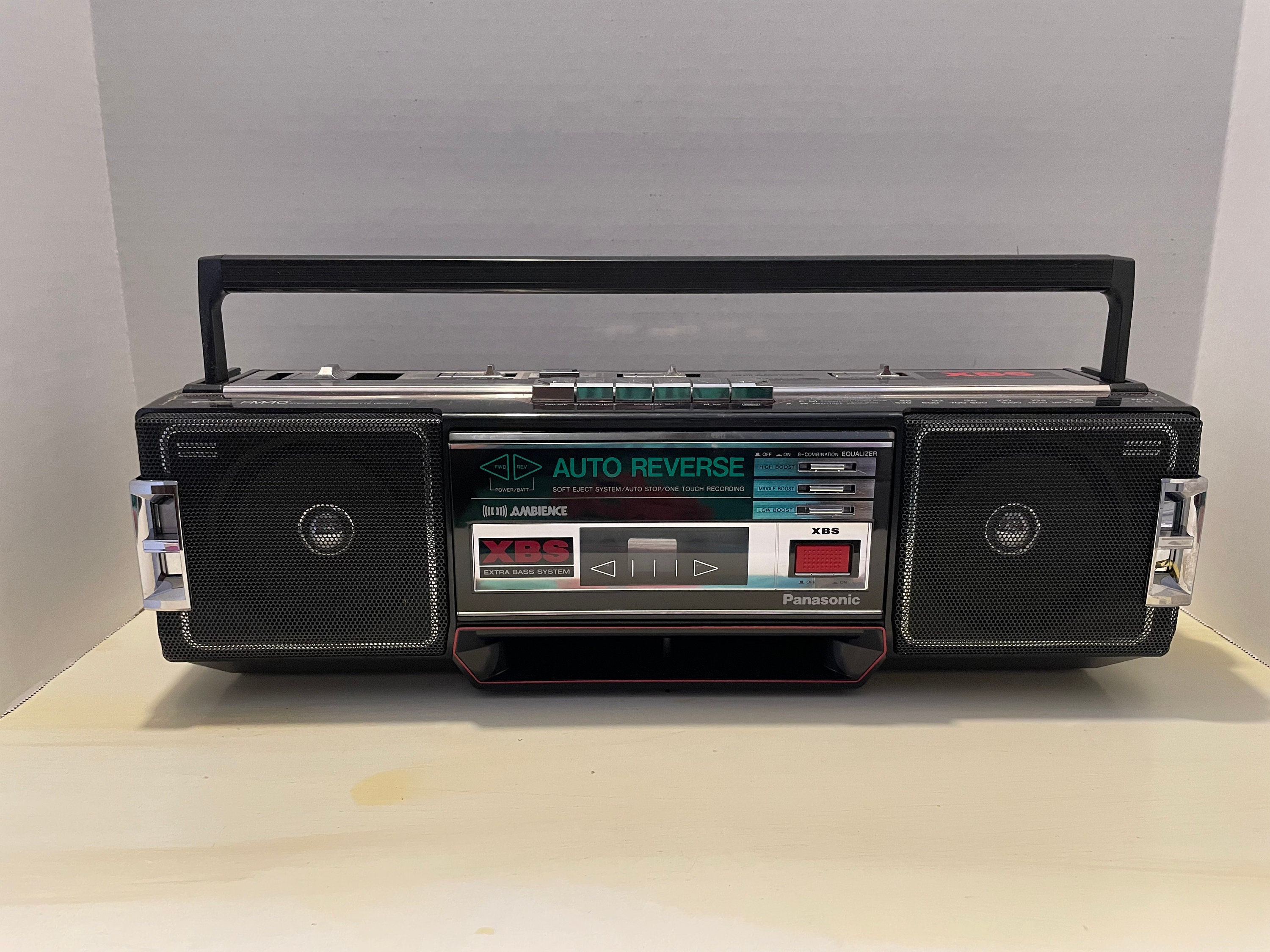 Vintage Panasonic XBS Am/fm/cassette Tape Boom Box UK