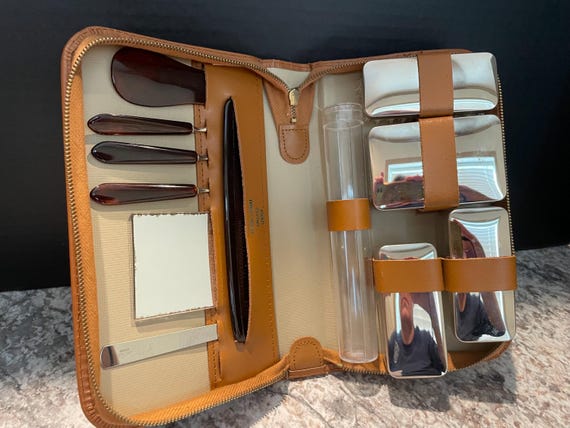 Vintage Traveling Toiletry Kit