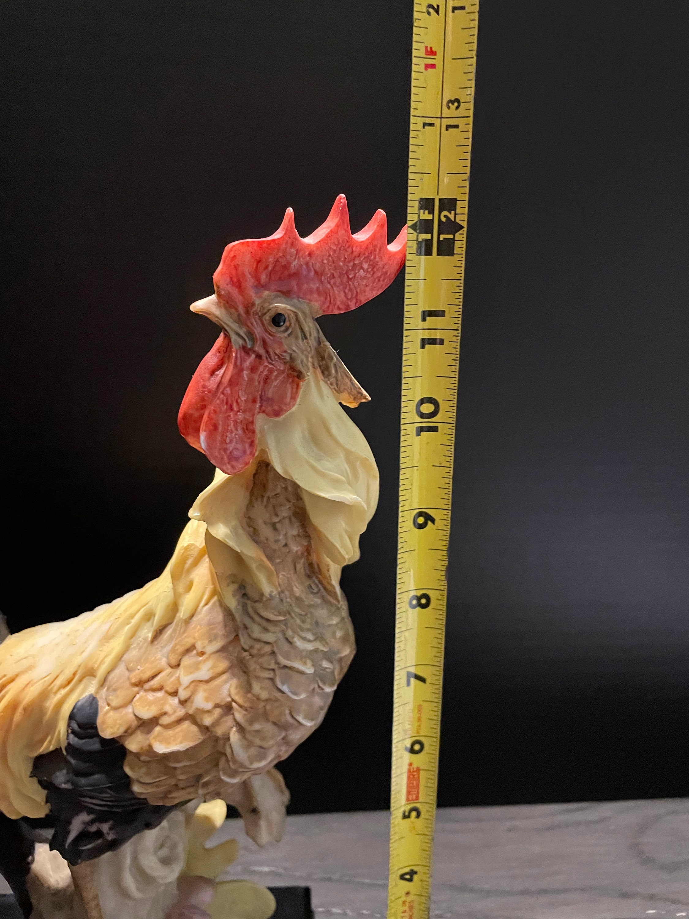 Vintage Rooster Statue Etsy