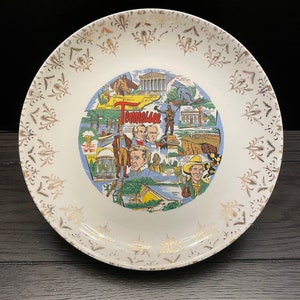 Vintage Tennessee Commemorative Plate