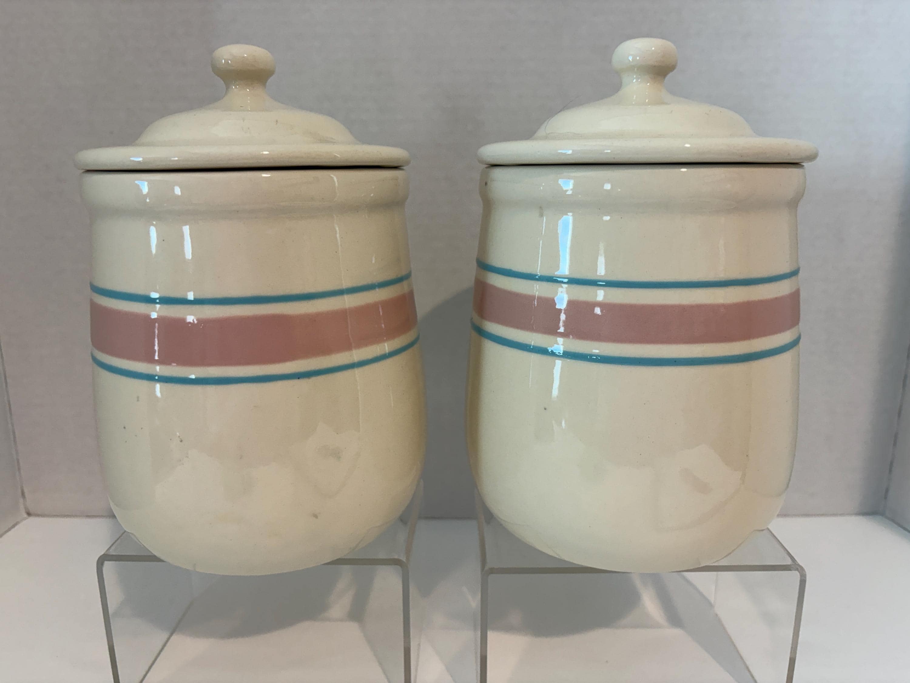 アメリカ　キャニスター　mccoy マッコイ　ヴィンテージA11 Vintage Mccoy Canisters - Etsy