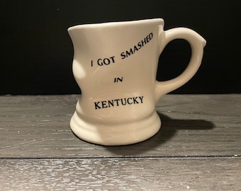 Vintage Novelty Crushed Kentucky Cup