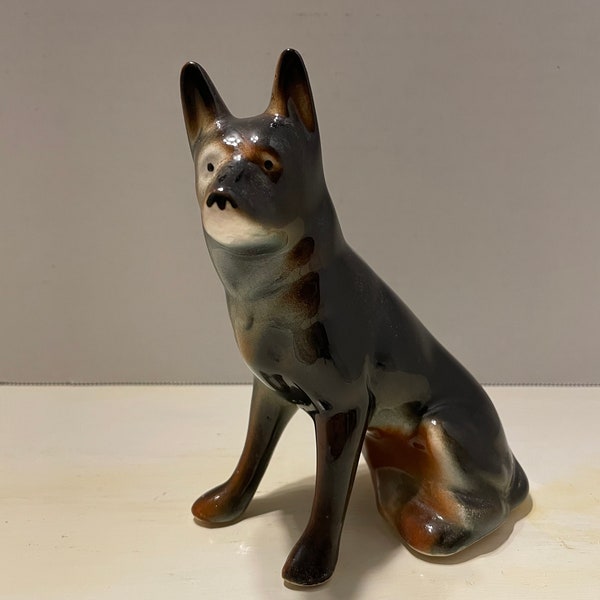 1950's German Shepherd Dog Figurine