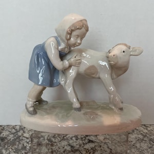 アンティーク　carl scheidig シャイディグ　ポーセリン Vintage Color German Porcelain Figurine Carl Scheidig, GDR, Family