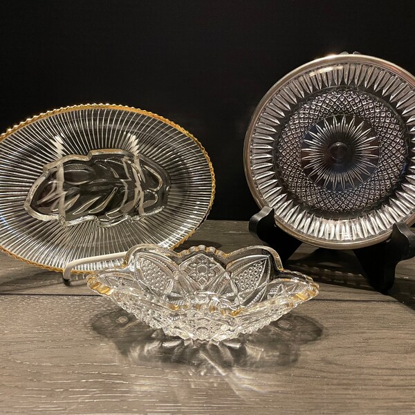 Cut Glass Dishes Etsy