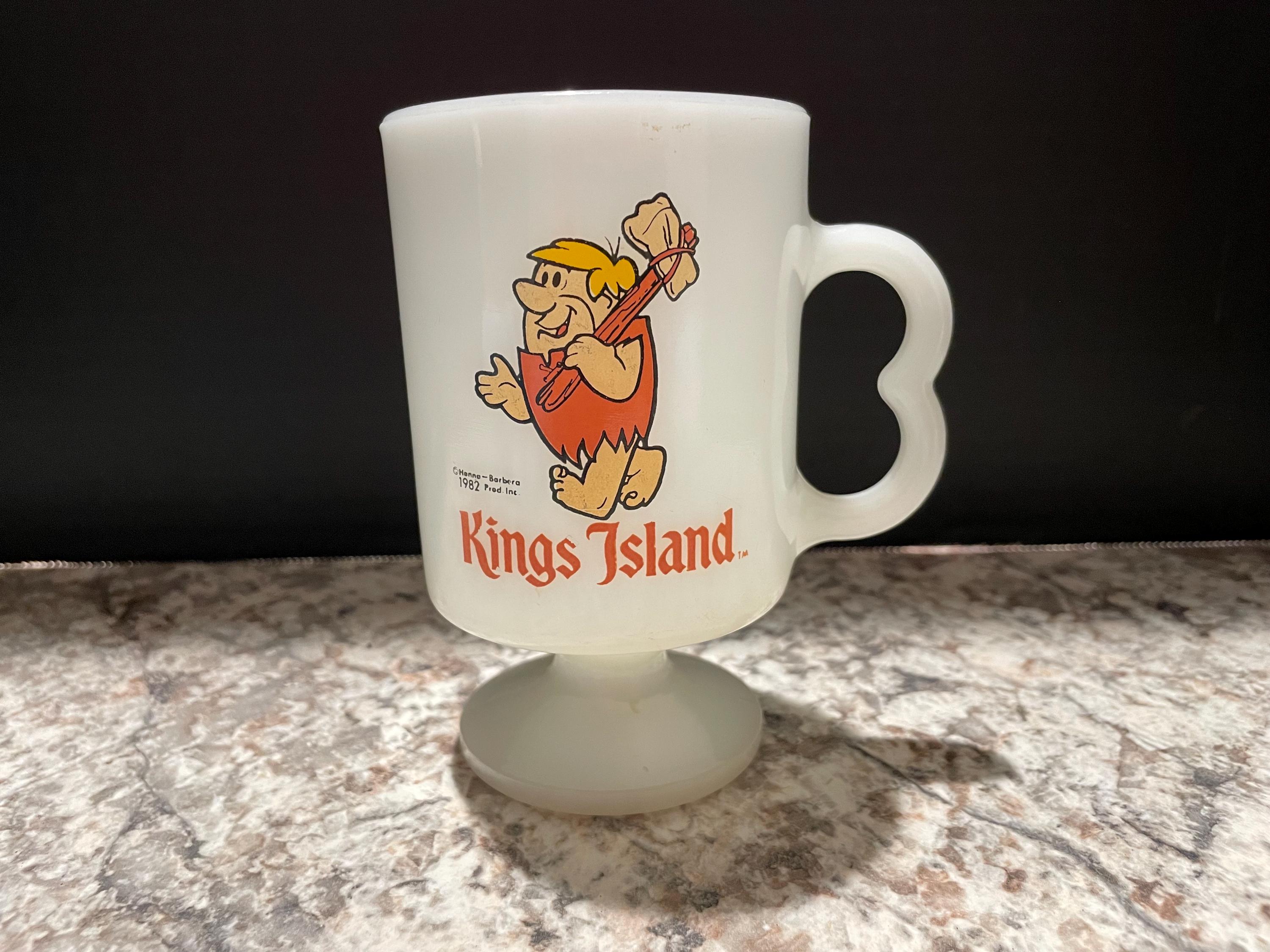 カーズ　マックイーン　仮装　ハロウィン　ポッタリーバーン　pottery bar 1982 Hanna-barbera “barney Rubble” King's Island Mug - Etsy