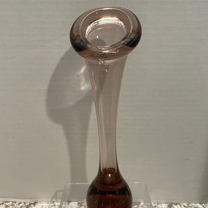 1950’s Swedish Aseda Amethyst Glass “Drop” Jack in the Pulpit Vase
