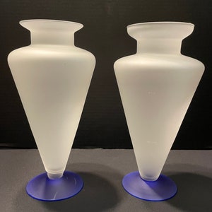 1960’s Bristol Glass Vases from Italy