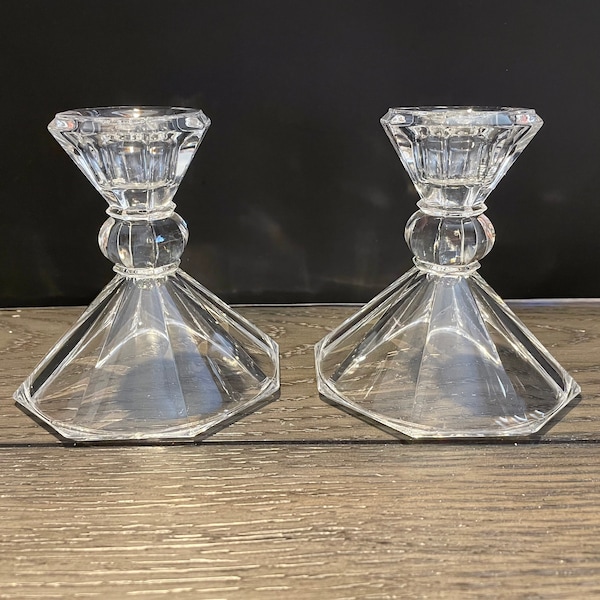 Shannon Crystal Candle Holders Etsy