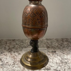 1900’s Indian Copper and Brass Incense Burner