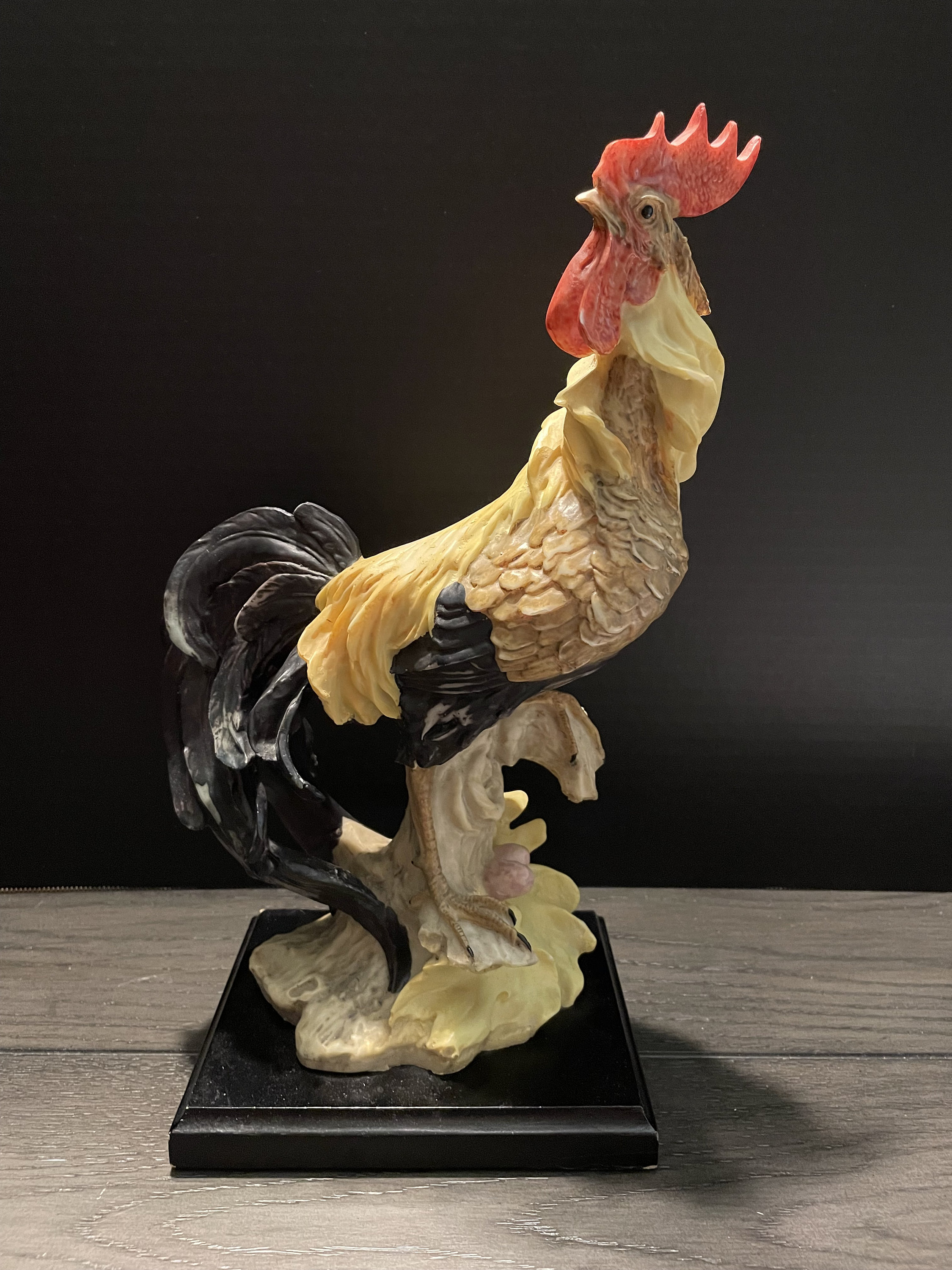 Vintage Rooster Statue Etsy