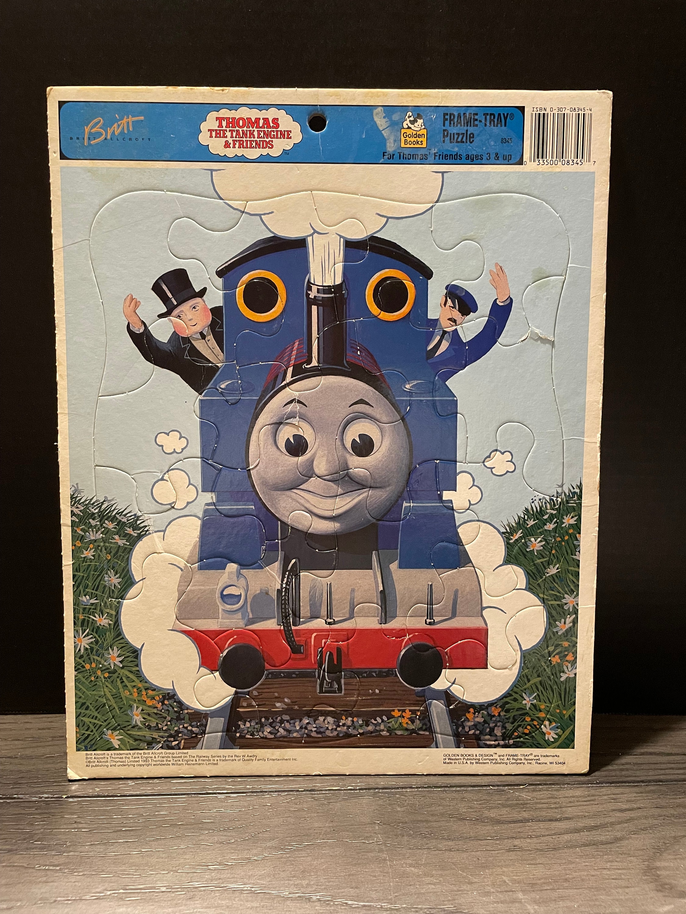 THOMAS LELU ポスター / アートブックセット　シリアルナンバー入り 1993 Thomas the Tank Engine Puzzle - Etsy