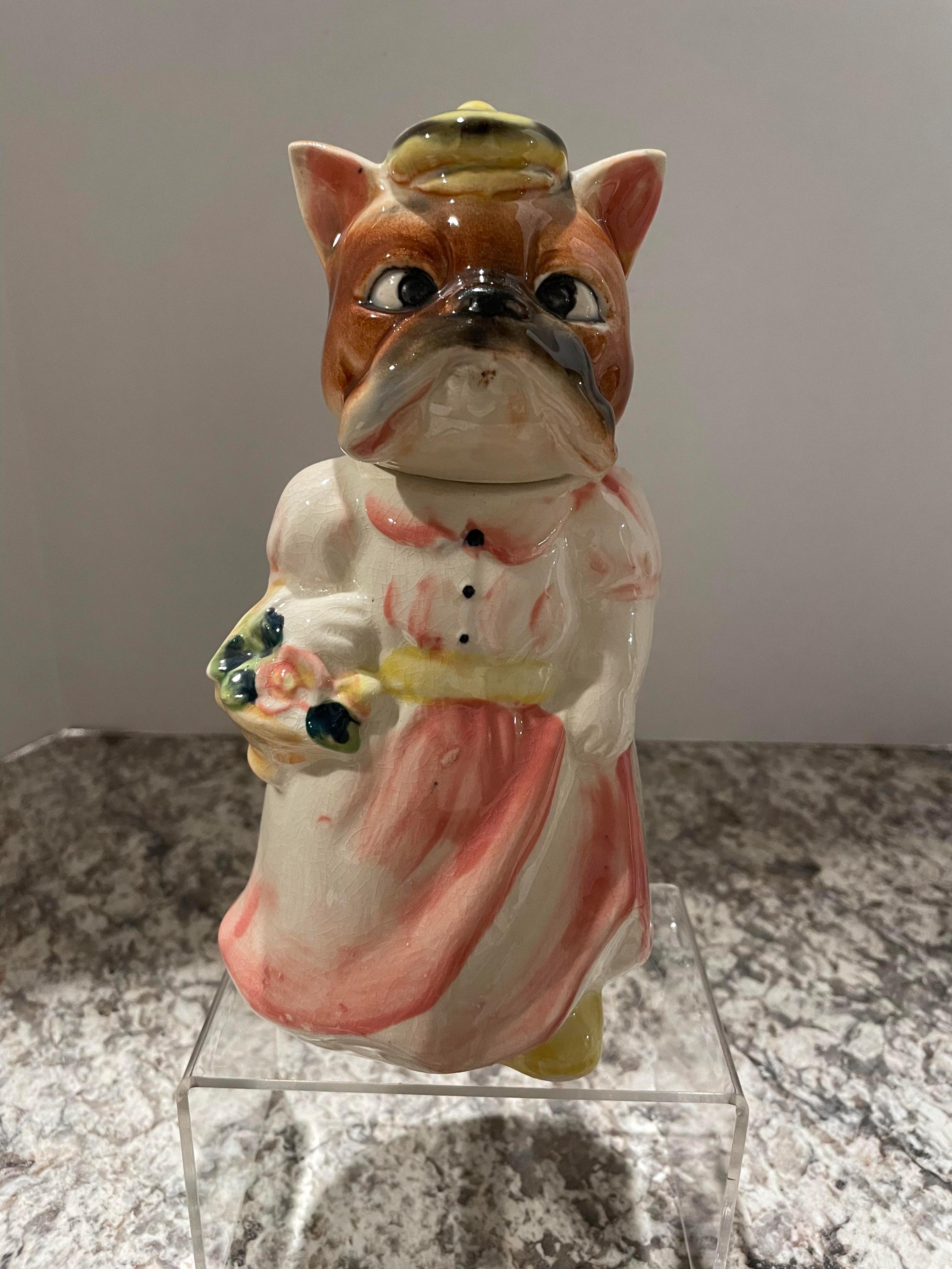 Vintage Bulldog Bank - Etsy