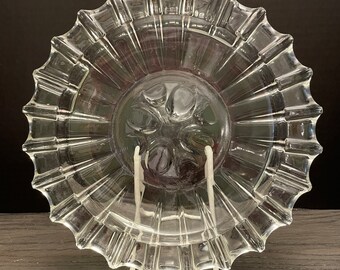 Vintage Thick Glass Ashtray