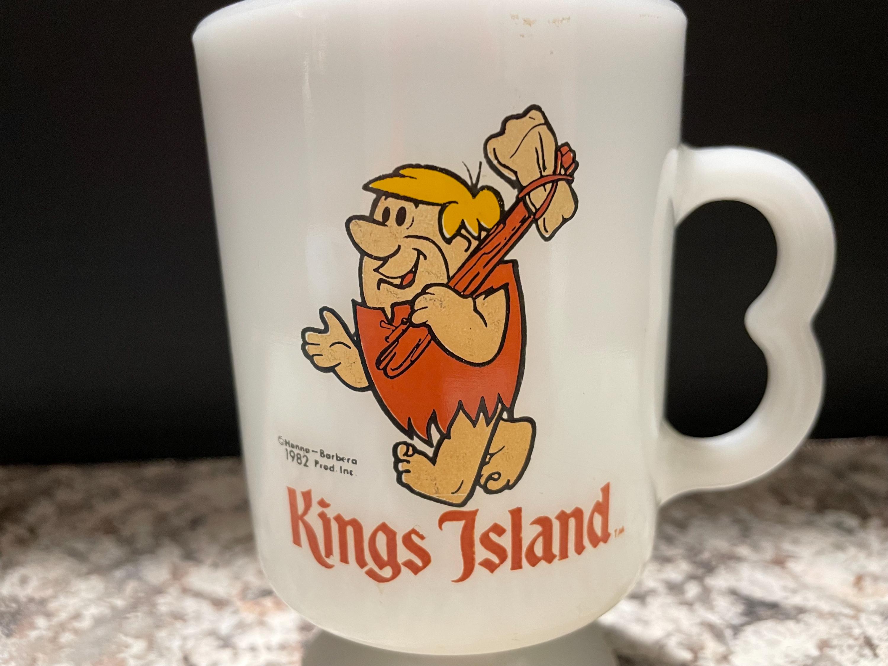 カーズ　マックイーン　仮装　ハロウィン　ポッタリーバーン　pottery bar 1982 Hanna-barbera “barney Rubble” King's Island Mug - Etsy