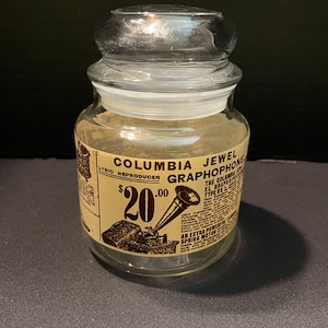 Vintage Glass Jar with Sealing Lid