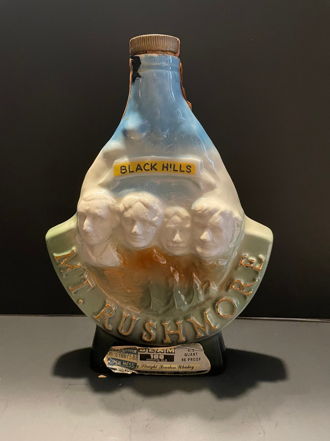 1969 Mt. Rushmore Jim Beam Decanter Etsy