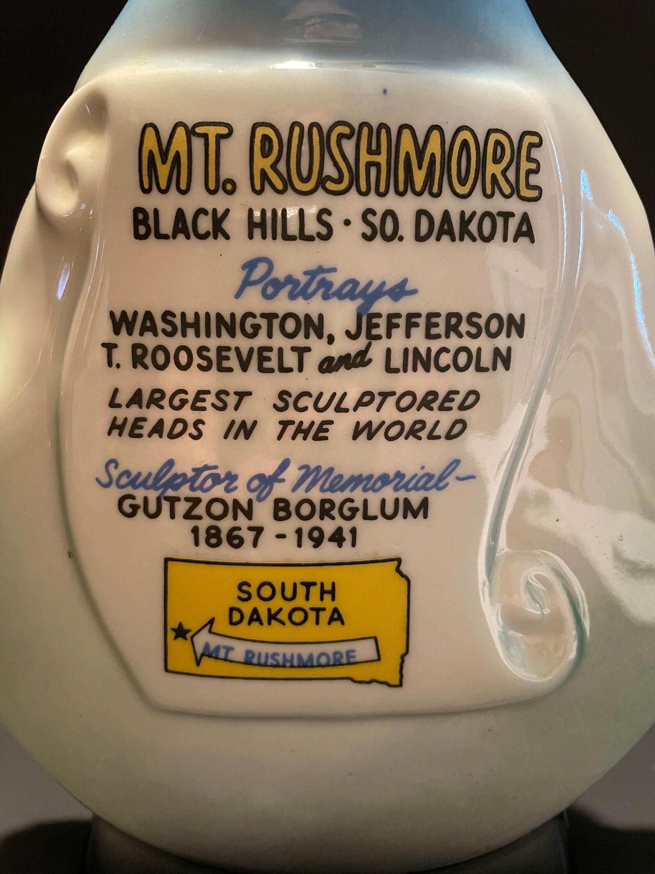 1969 Mt. Rushmore Jim Beam Decanter Etsy