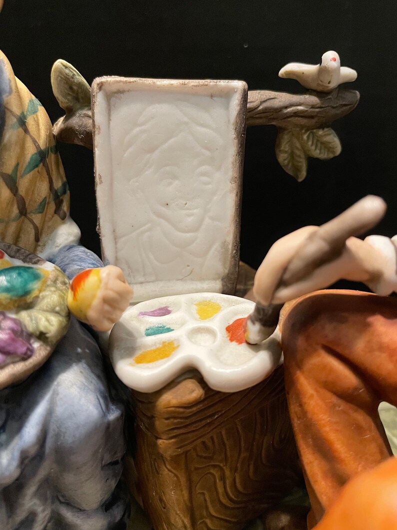 Vintage Man and Woman Statue - Etsy