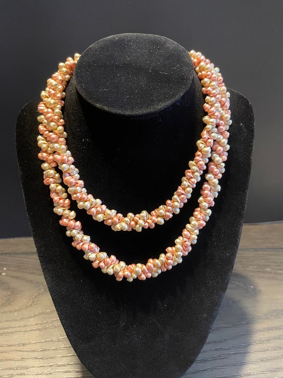 1960/1970 Double Strand of Shells Necklace