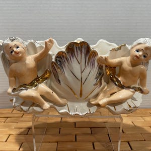 Vintage Cherub Indoor Planter