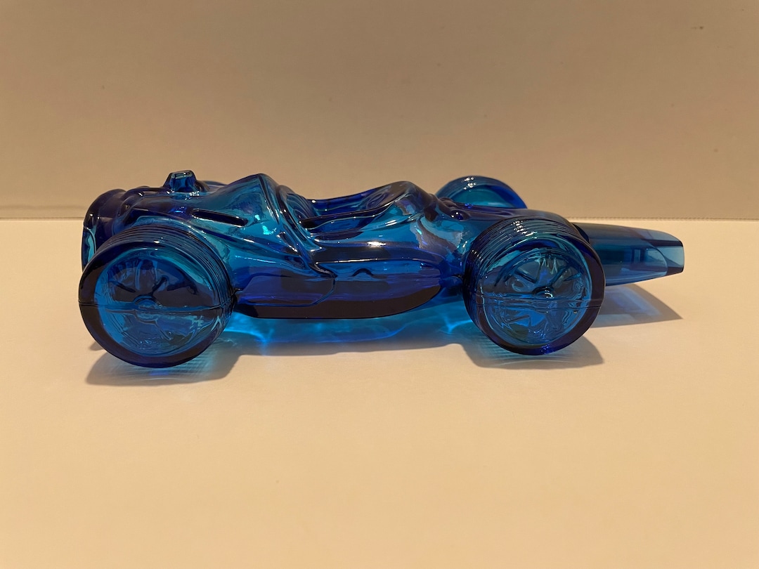 Vintage AVON Racecar Glass Cologne Bottle Etsy