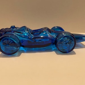 Vintage AVON Racecar Glass Cologne Bottle