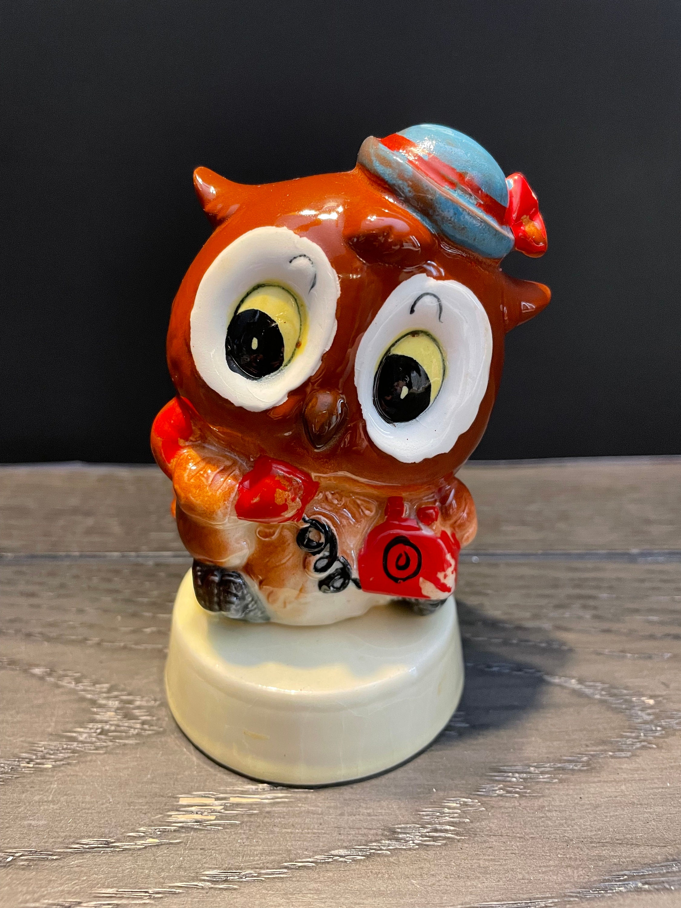 Vintage Owl Figurine Etsy