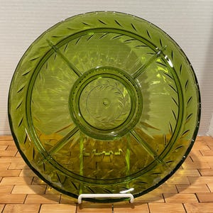 Vintage Indiana Glass Relish Serving Platter
