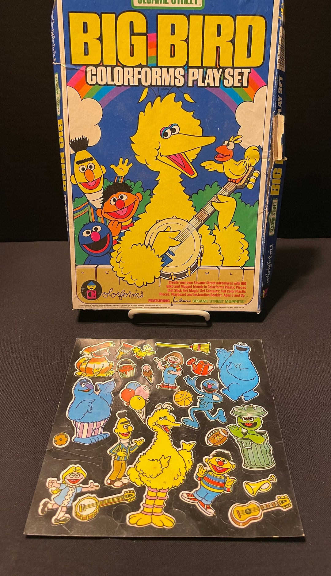 1986 Sesame Street Colorforms Etsy