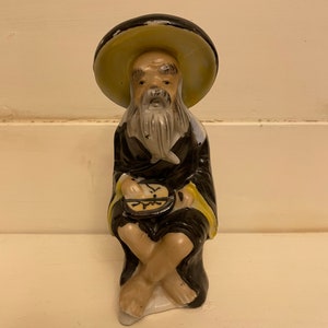 Vintage Asian Man Figurine