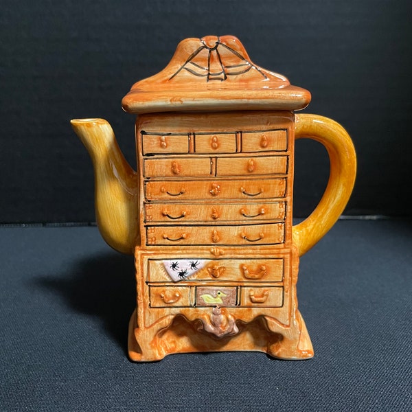Vintage Savoy Mini Chest of Drawers Teapot