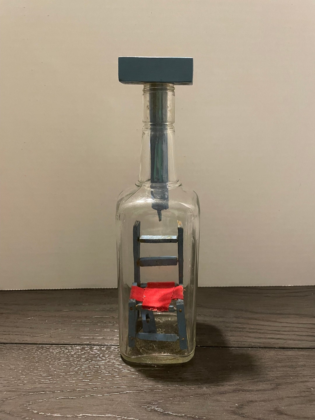 Handmade Chair in a Bottle Etsy