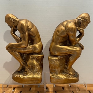 Vintage “The Thinker” Bookends