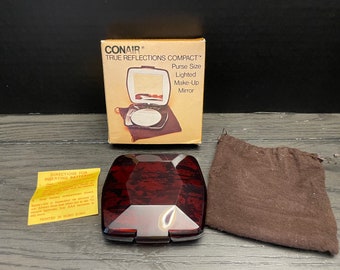 Vintage Conair True Reflections Compact Mirror