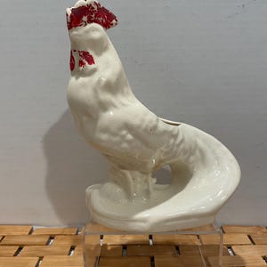 Vintage Rooster Indoor Planter