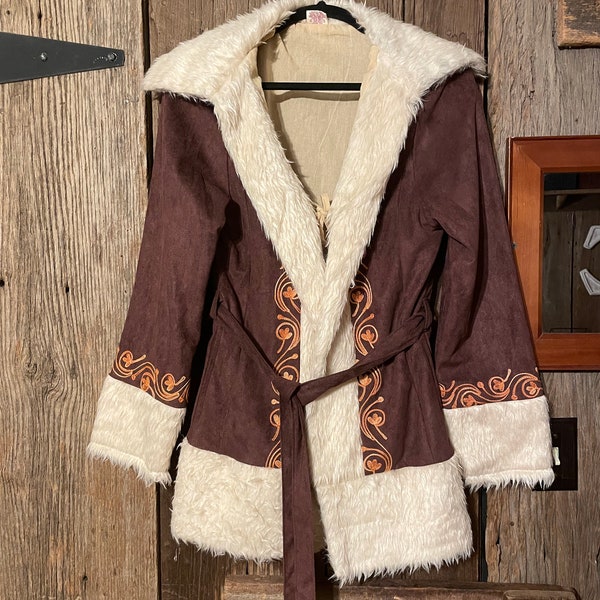 Vintage Gypsy Rose Winter Coat