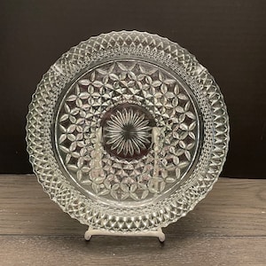Vintage Thick Glass Ashtray