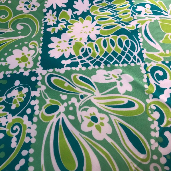 Polyester Vintage Fabric Etsy