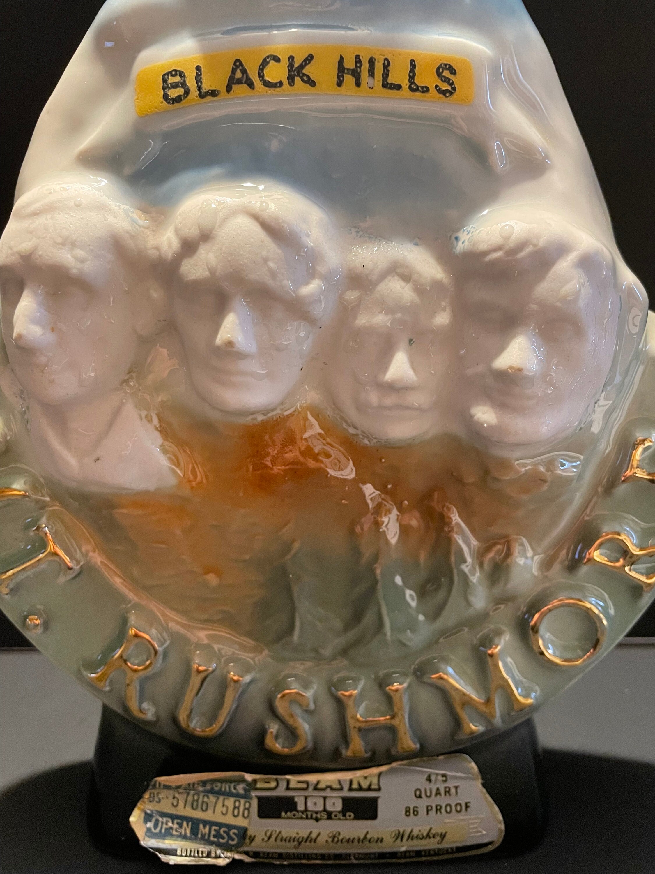 1969 Mt. Rushmore Jim Beam Decanter Etsy