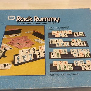 1979 Rack Rummy Game by Whitman