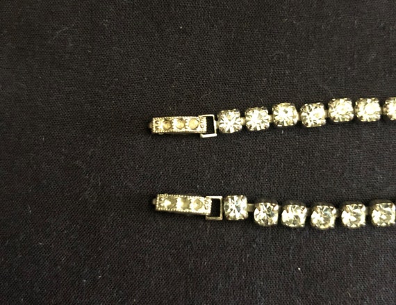 1950's Kramer Diamond Look Necklace, Bracelet & E… - image 6